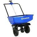 Chapin Salt Spreader with Baffles, 70 lb Capacity, Steel Frame, Poly Hopper, Pneumatic Wheel 8003A